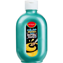 Keyroad Metallic Green Ακρυλικό Χρώμα Ζωγραφικής 300ml