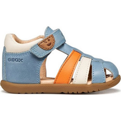 Geox Παιδικά Παπουτσοπέδιλα για Αγόρι Ανατομικά Γαλάζια B254VA0CL78CE42T