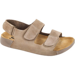 Safe Step Γυναικεία Σανδάλια Suede Ανατομικά Μπεζ 1002-17