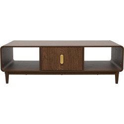 PoliHome Consort Σαλονιού Ορθογώνιο Ξύλινο Μ120xΠ60xΥ38cm 162919069