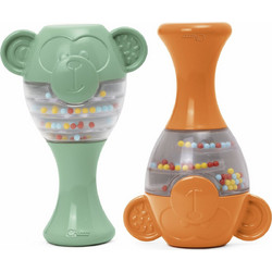 Chicco Πιθηκάκι Σετ Κουδουνίστρες Μαράκες για 6+ Μηνών