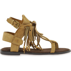 Corina Γυναικεία Σανδάλια Suede Μπεζ M6485