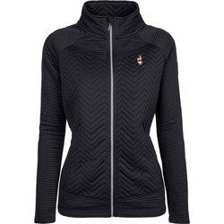 Aulp Simix Γυναικεία Ζακέτα Fleece Κοντή με Φερμουάρ Μαύρη SIMIXBLF44