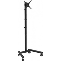 SBOX FS-622 Βάση Τηλεόρασης Δαπέδου Περιστρεφόμενη Τροχήλατη με Βραχίονα 13"-50" έως 20kg