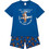 Minerva Παιδική Πιτζάμα Βαμβακερή Καλοκαιρινή Royal Blue 90-62501-314