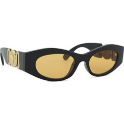 Versace VE4480U GB17 Γυναικεία Γυαλιά Ηλίου Cat Eye Κοκάλινα Μαύρα με Κίτρινο Φακό