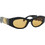 Versace VE4480U GB17 Γυναικεία Γυαλιά Ηλίου Cat Eye Κοκάλινα Μαύρα με Κίτρινο Φακό