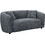 HomeMarkt Nord Διθέσιος Καναπές Γκρι 170x91x75cm HM3322.01