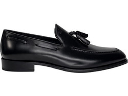 Boss Shoes Ανδρικά Μοκασίνια Loafers Δερμάτινα Μαύρα D7692