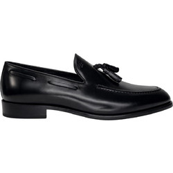 Boss Shoes Ανδρικά Μοκασίνια Loafers Δερμάτινα Μαύρα D7692