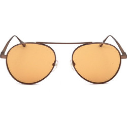 Web WE0374 37L Ανδρικά Γυαλιά Ηλίου Aviator Μεταλλικά Χρυσά με Κίτρινο Φακό