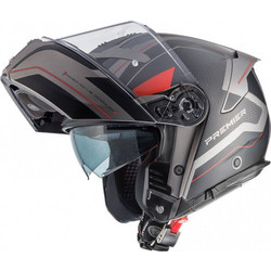 Premier Legacy GT AS17BM Black Κράνος Μηχανής Flip-Up 1580gr