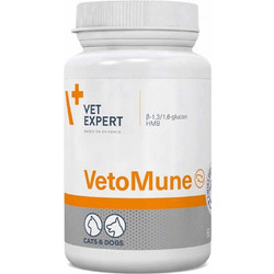 VetExpert VetoMune Αμινοξέα Σκύλου & Γάτας για Ενίσχυση Ανοσοποιητικού 60 Κάψουλες