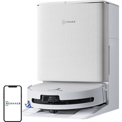 Ecovacs Deebot T90 Omni White Σκούπα Ρομπότ για Σκούπισμα & Σφουγγάρισμα με Χαρτογράφηση και Wi-Fi