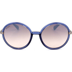 Max & Co MO0064 87F Γυναικεία Γυαλιά Ηλίου Στρογγυλά Μεταλλικά Μπλε με Καφέ Φακό