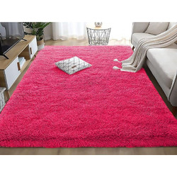 Γαρύφαλλο Fluffie Χαλί Ορθογώνιο Shaggy 200x290cm Φούξια