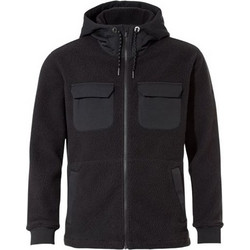 Vaude Ανδρική Ζακέτα Fleece με Κουκούλα και Φερμουάρ Μαύρη 46405-678