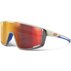 Julbo J5311151 Ανδρικά Γυαλιά Ηλίου Μάσκα Κοκάλινα Γκρι με Πορτοκαλί Φακό