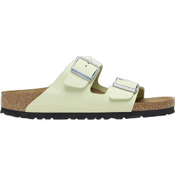 Birkenstock Arizona Δερμάτινα Γυναικεία Σανδάλια Ανατομικά Lime 1026710