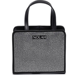 Nolah Lady Γυναικείο Τσαντάκι Χειρός από Δερματίνη Ασημί