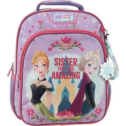 Must Frozen Sister You Are Amazing Σχολική Τσάντα Πλάτης Νηπιαγωγείου Λιλά 565797