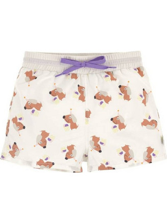 Laessig Ice Cream Dog Βρεφικό Μαγιό Σορτς για Αγόρι Μπεζ 14310301500
