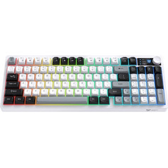 Onikuma MT902 Ασύρματο Gaming Πληκτρολόγιο RGB White Grey