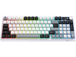 Onikuma MT902 Ασύρματο Gaming Πληκτρολόγιο RGB White Grey