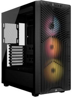 Corsair 3200D RS Smoke Midi Tower Κουτί Υπολογιστή με Πλαϊνό Παράθυρο