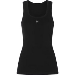Pinko Γυναικείο Καλοκαιρινό Top Ριπ Μαύρο 100807A338-Z99