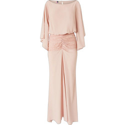 Pinko Maxi Φόρεμα για Γάμο / Βάπτιση Ντραπέ Μεταξωτό Ροζ 106262A32Y-Q35