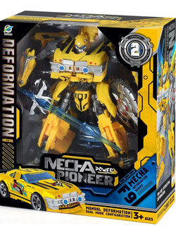 BW Robot Deformation Mecha Pioneer F9 Φιγούρα Δράσης για 3+ Ετών