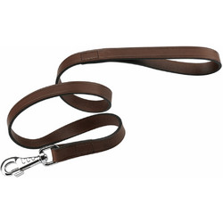 Ferplast Vip Λουρί Σκύλου Δερμάτινο 1.2m x 15mm Καφέ