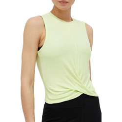 DKNY Γυναικείο Καλοκαιρινό Crop Top Ριπ Lime DP3T9264-AXP