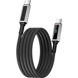 WiWu C079 Braided USB-C to USB-C 100W 1.2m Black
