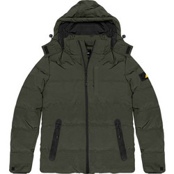 Double Ανδρικό Μπουφάν Puffer Χακί MJK-174A