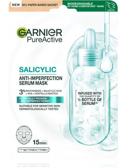 Garnier Pure Active Salicylic Κρεμώδης Μάσκα Προσώπου για Ενυδάτωση με Υαλουρονικό