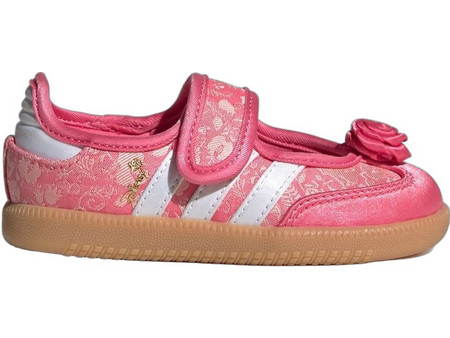 Adidas Disney Princes Samba Jane Παιδικές Μπαλαρίνες Πάνινες Ανατομικές με Σκρατς Φούξια KK2296