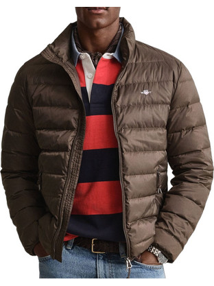 Gant Ανδρικό Μπουφάν Χειμωνιάτικο Puffer Καφέ 3G7006636-262