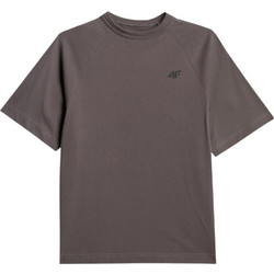 4F Παιδικό T-Shirt Κοντομάνικο Ανθρακί 4FJWSS26TTSHM3293-22S