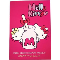 Gim Hello KItty Τετράδιο Ριγέ B5 40 Φύλλων Φούξια 335-76400