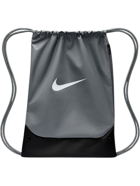 Nike Brasilia Τσάντα Πλάτης Γυμναστηρίου Γκρι IB4409-084