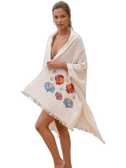 Stewe Home Πετσέτα Θαλάσσης Κοράλι 90x170cm 28620