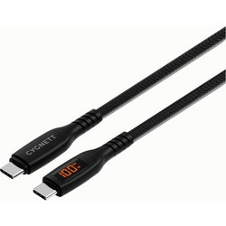 Cygnett CY5507PCCCC Braided USB-C to USB-C 1m Black