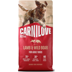 Carnilove Active Adult Grain Free with Lamb & Wild Boar 12kg