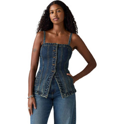 Levi's Γυναικείο Καλοκαιρινό Top Τζιν Navy Μπλε 003Z5-0001