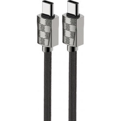 Ezra DC288 Braided USB-C to USB-C 60W 1m Black