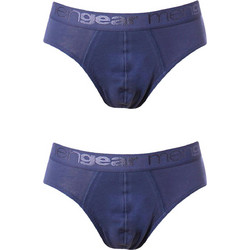 Minerva Ανδρικά Σλιπ Βαμβακερά Navy Μπλε 2Pack 90-20521