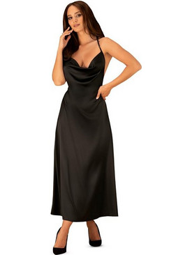 Obsessive Agatya Sexy Φόρεμα See Through με Δαντέλα Μαύρο 5901688234921