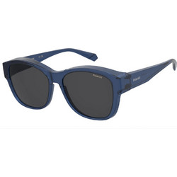 Polaroid Eyewear PLD9019S PJP Ανδρικά Γυαλιά Ηλίου Τετράγωνα Κοκάλινα Μπλε Μπεζ με Μαύρο Φακό